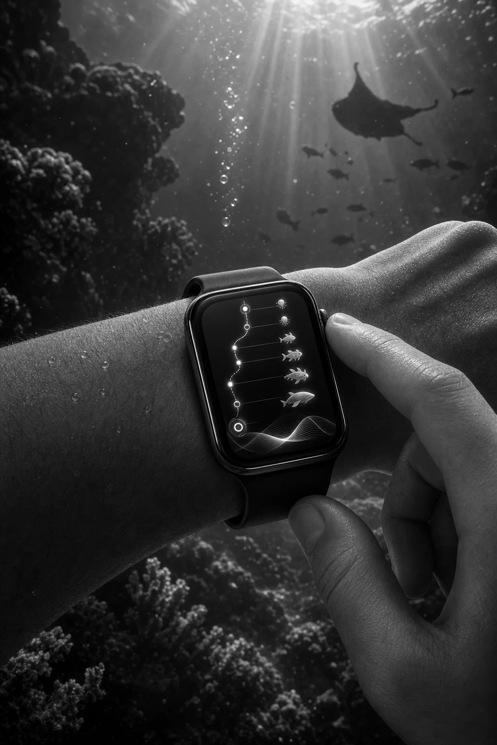 Abyss Ascent evolution progress on Apple Watch
